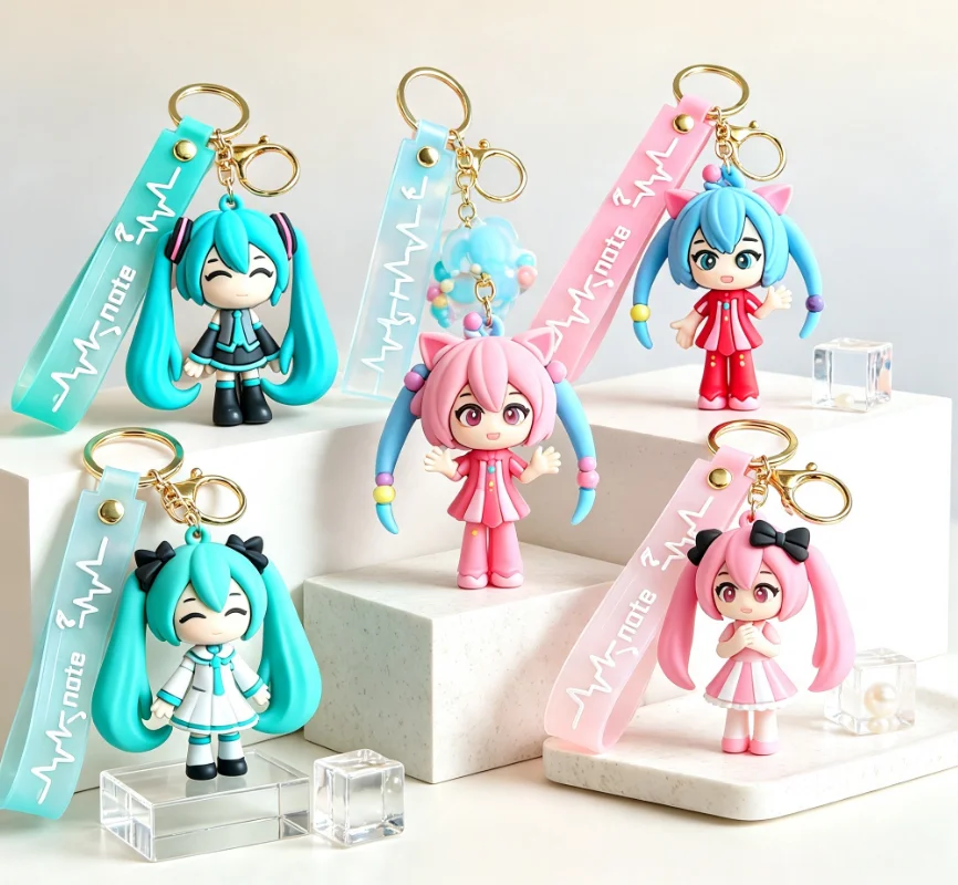 Car Accessories Xmas - Portachiavi Hatsune Miku, Ciondolo per Borsa
