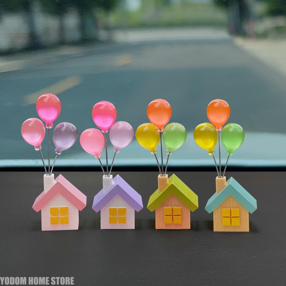 Car Accessories Xmas - 1 Confezione Decorazione Auto: Casa Palloncino,