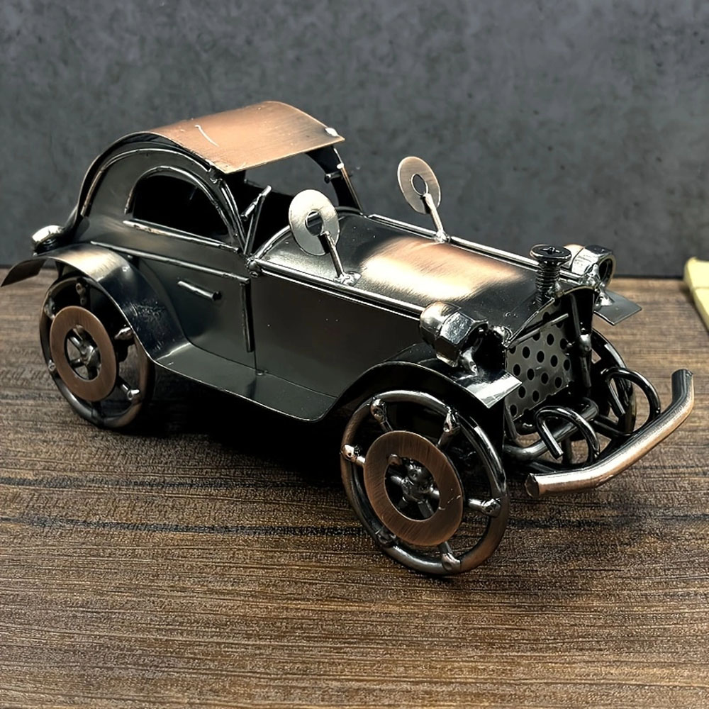 Car Accessories Xmas - Modellino di Auto in Ferro Antico,