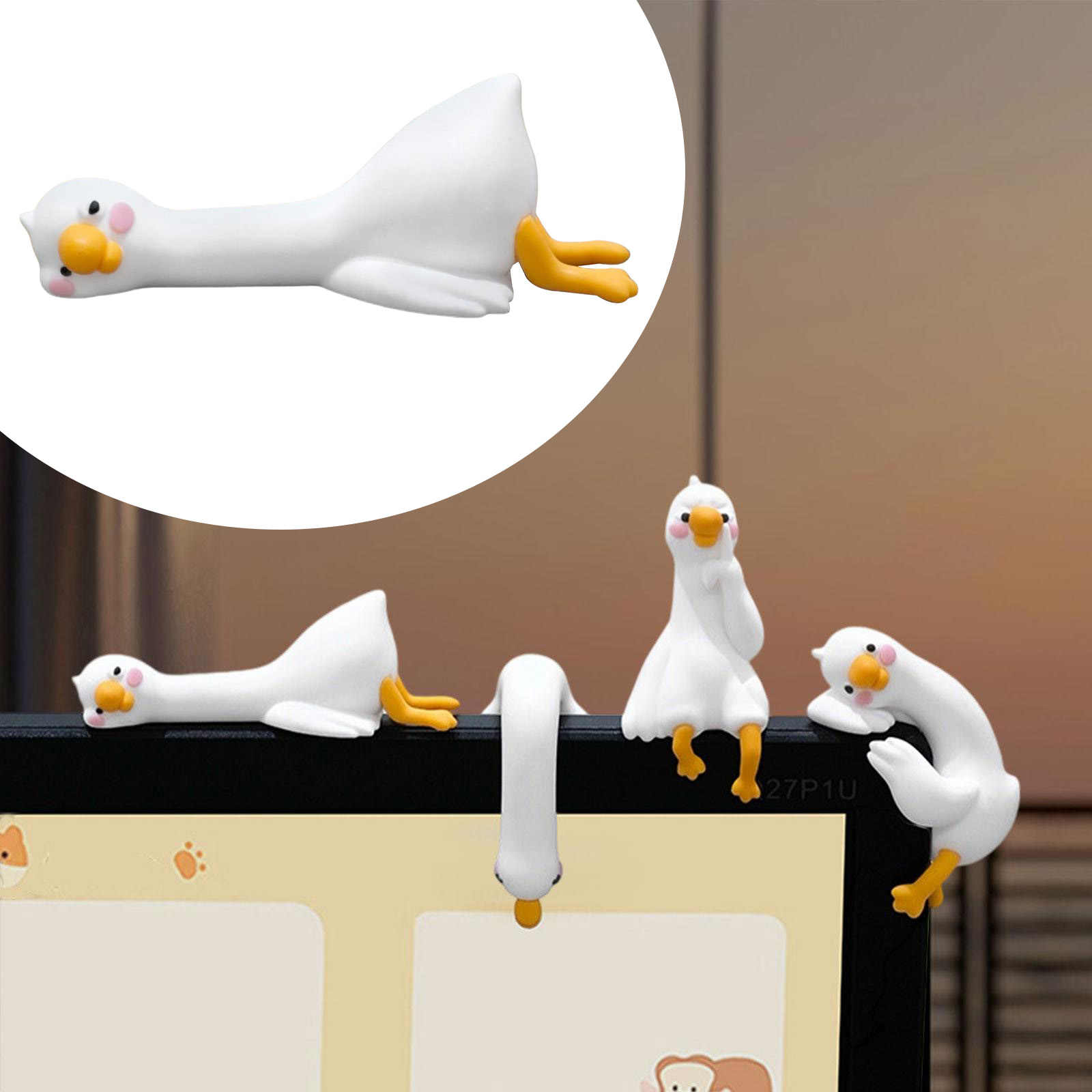 Car Accessories Gift Ideas - Simpatica statuetta di anatra 3D Mini