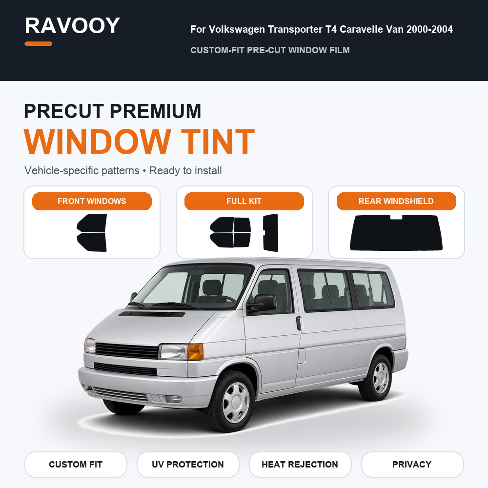 Tinted Window Film - Kit Premium di Pellicole Oscuranti Pretagliate