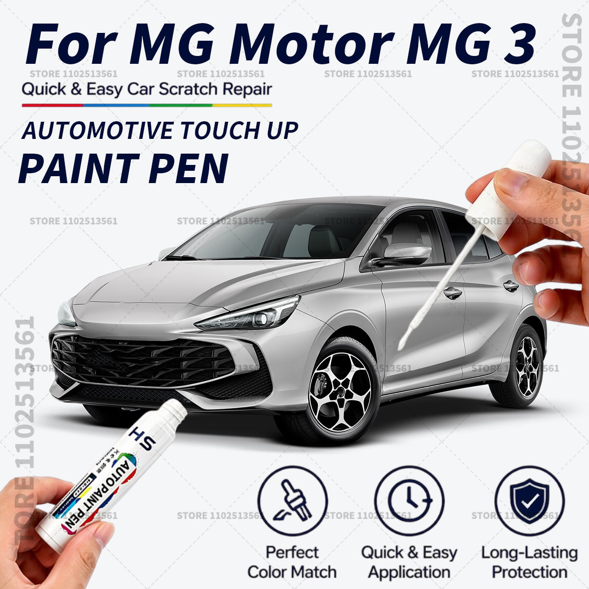 Car Scratch Remover Pen - Penna per Ritocco Vernice Auto MG