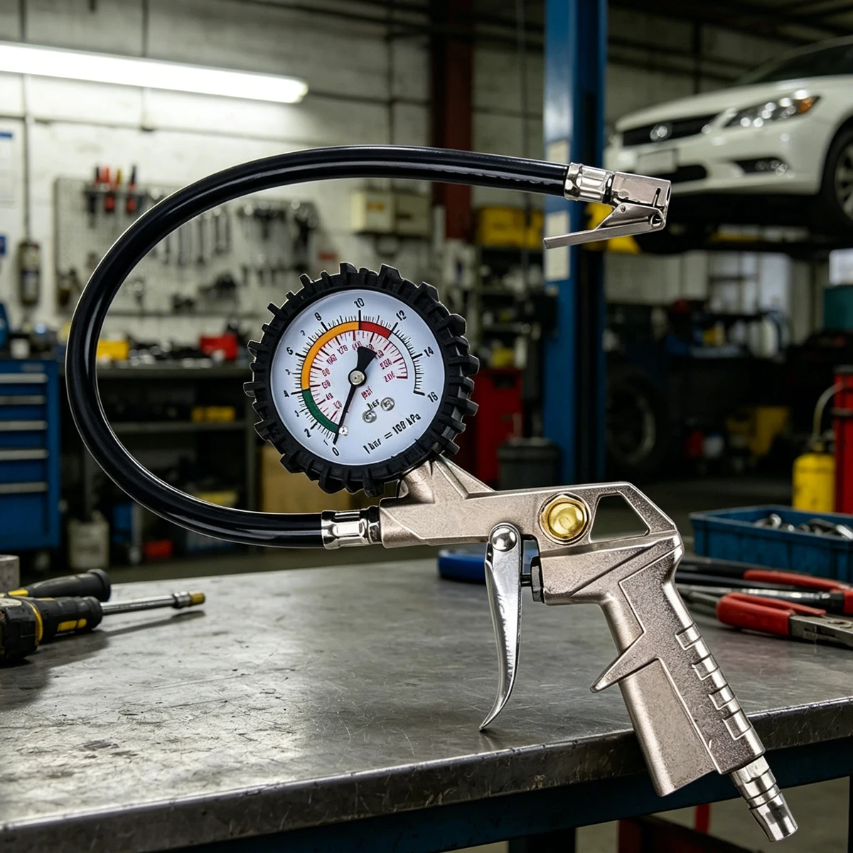 Car Accessories Job - Manometro per pneumatici auto, strumento per