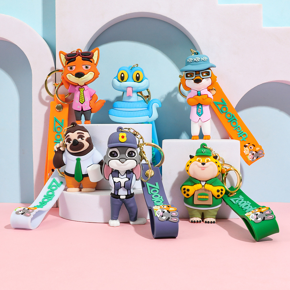 Car Accessories Xmas Gifts - 52 Stili Zootopia 2 Figura Portachiavi