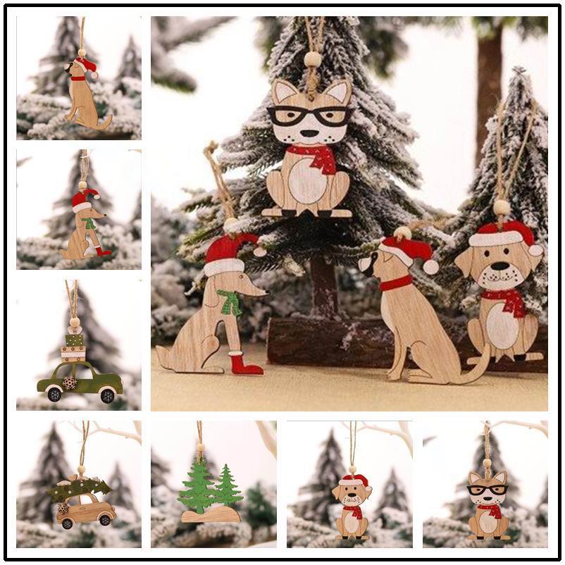 Car Accessories Xmas Gifts - 8 pezzi ciondolo natalizio ornamenti pendenti