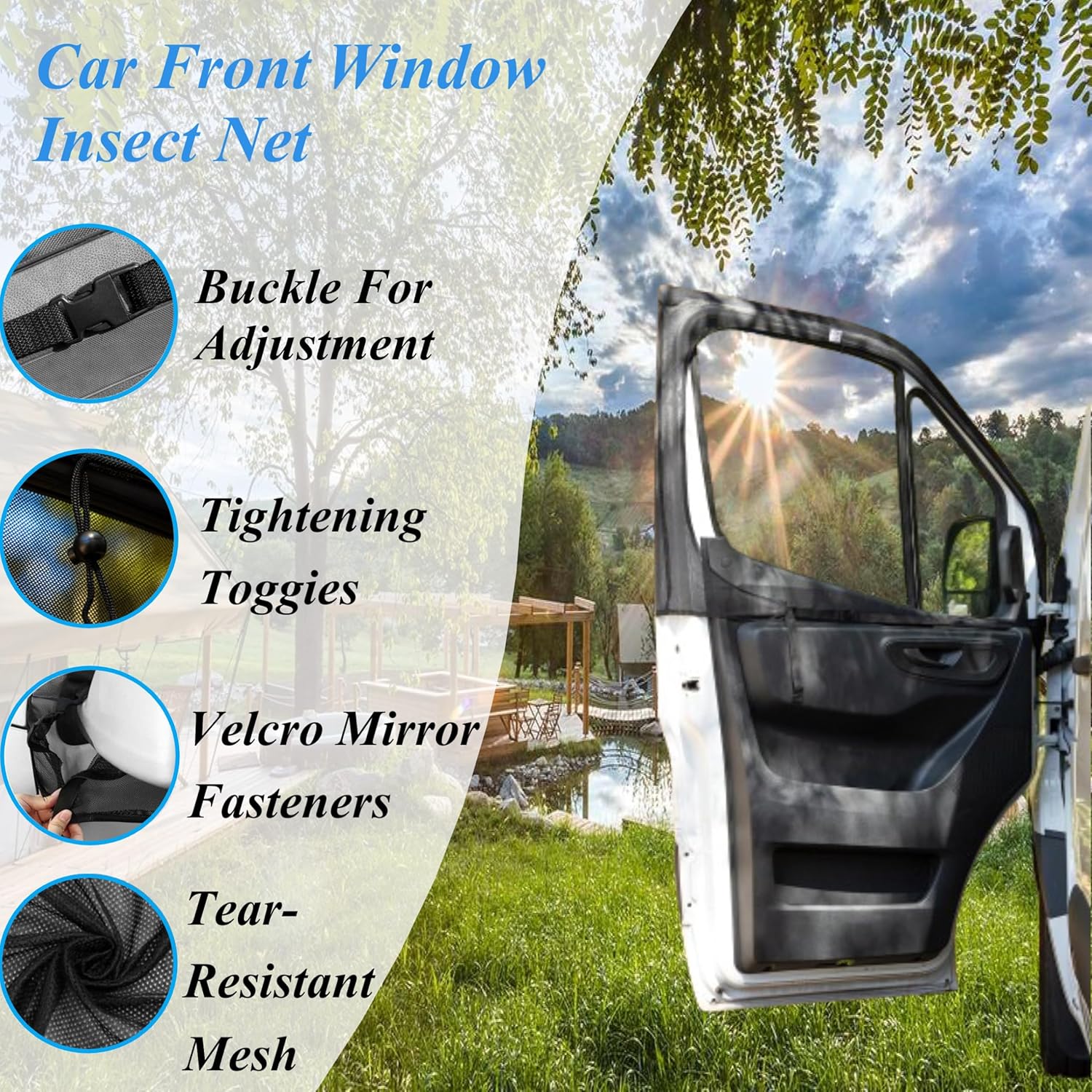 2 Pezzi Zanzariere Universali  - Car Accessories Gifts recensione e prezzo