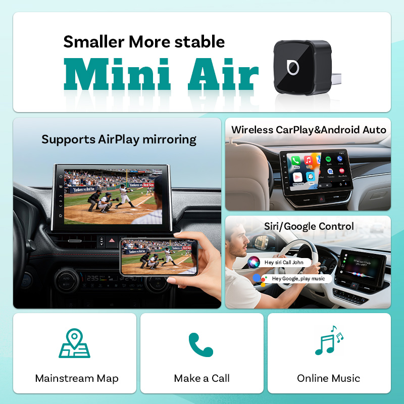 OTTOCAST MINI AIR Cube 4.0 Ada - Car Accessories Youtube recensione e prezzo