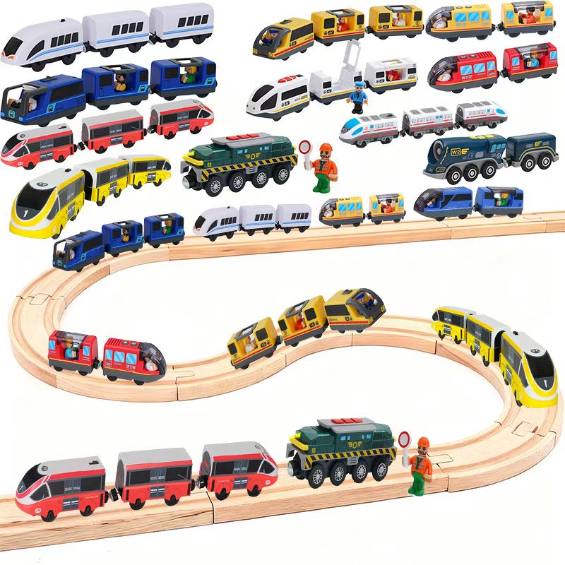 Treno ferroviario in legno Loc - Car Accessories Xmas Gifts recensione e prezzo