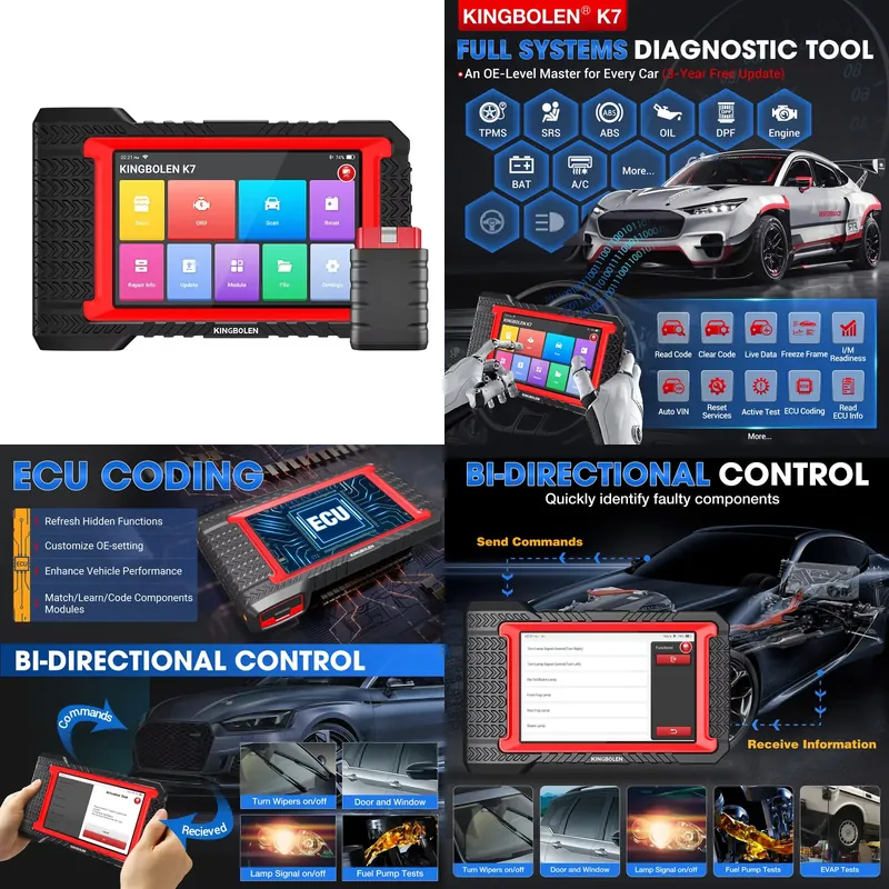 Kingbolen K7 Scanner Automobil - Obd2 Scanner recensione e prezzo