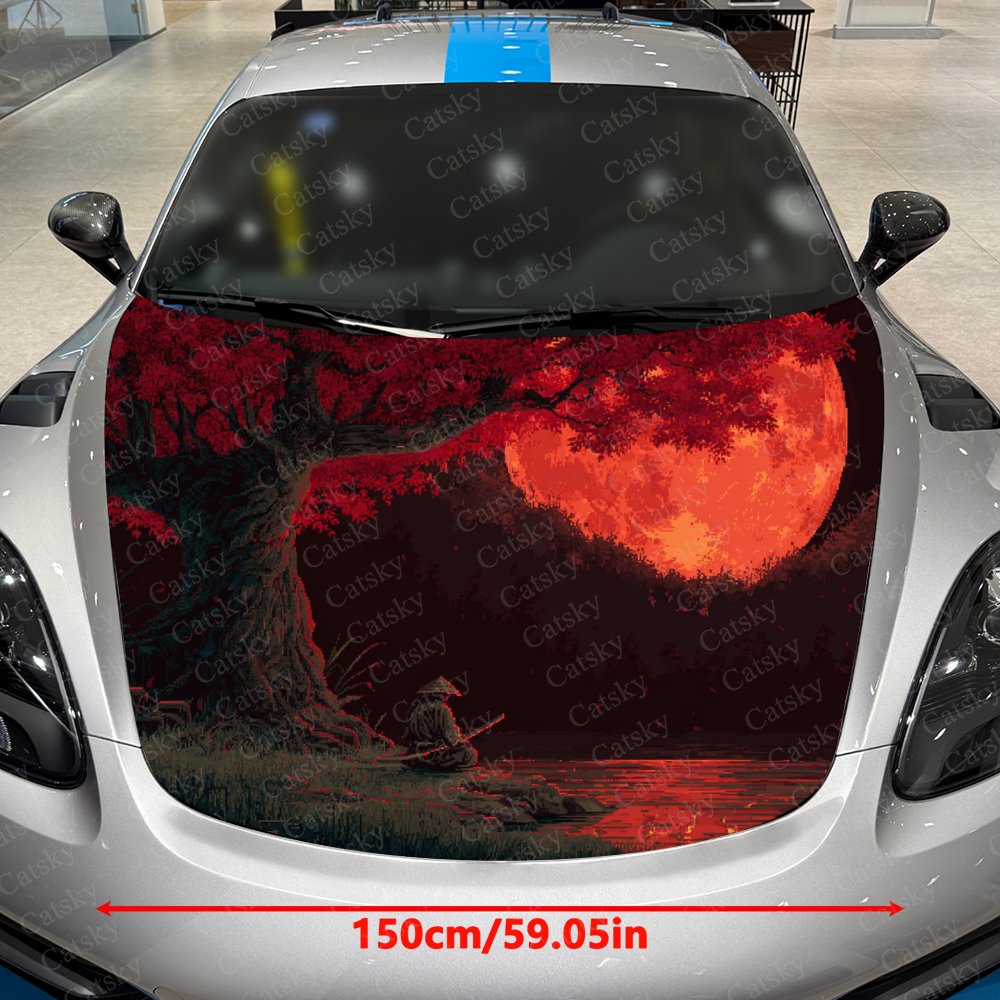 Adesivi per cofano auto Red Ni - Car Accessories Gift Ideas recensione e prezzo