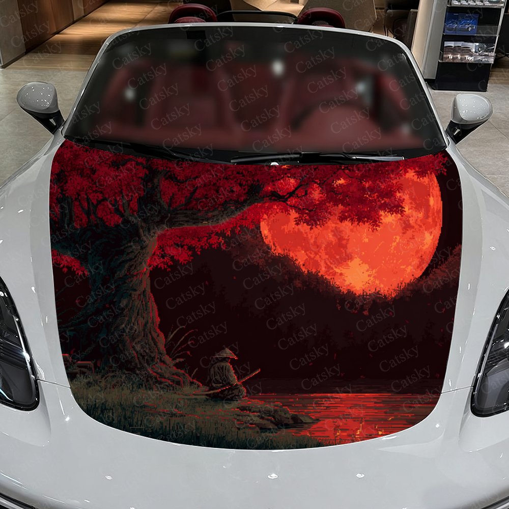 Adesivi per cofano auto Red Ni - Car Accessories Gift Ideas recensione e prezzo