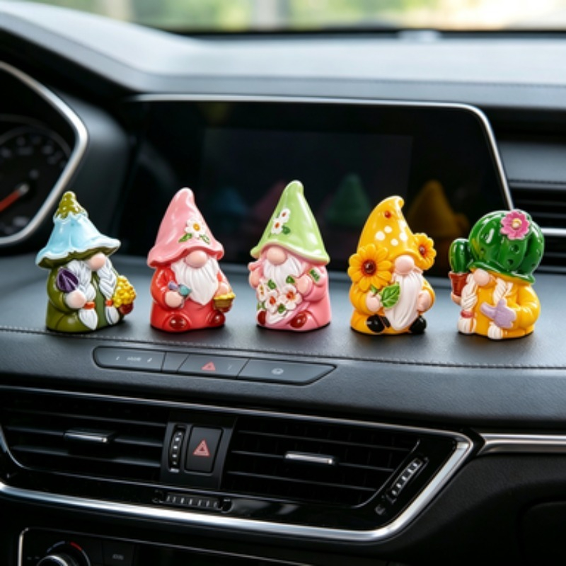 Mini Set di 6 Statuette di Gno - Car Accessories Xmas recensione e prezzo